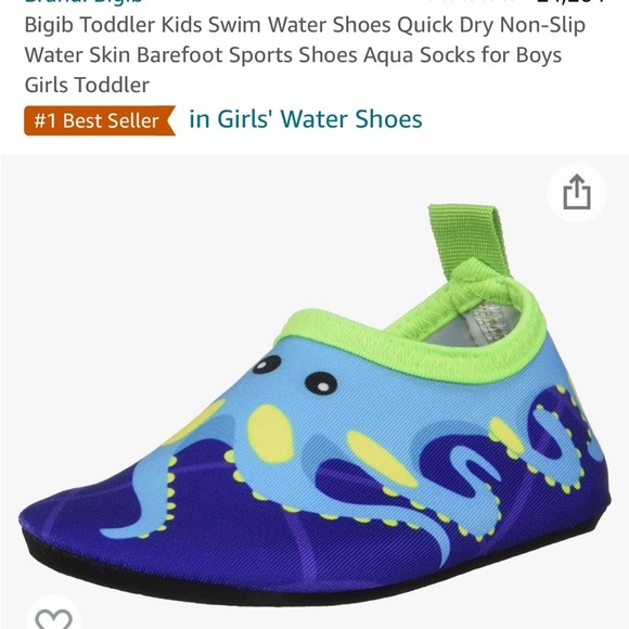 NWT Toddler Swim Water Shoes size 6 - Picture 2 of 4